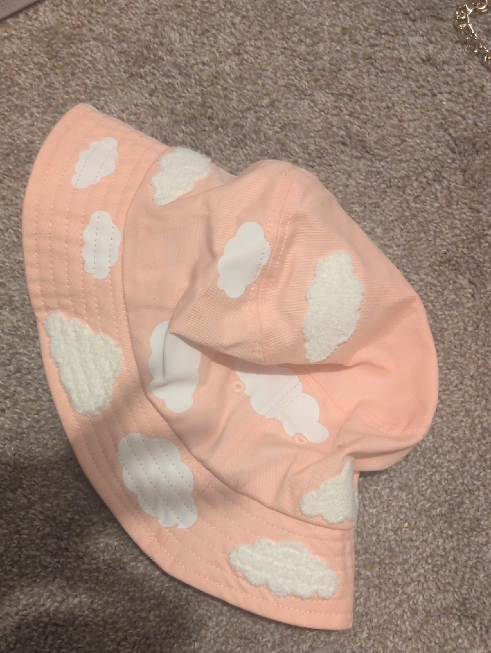 Hot Topic Pink Cloud Bucket Hat